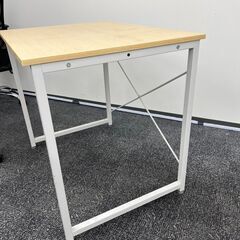 【使用感あり】サンワサプライ シンプルデスク ワークデスク モニターアーム対応の画像