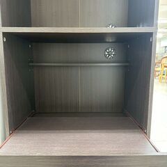 ★リユースのサカイ高崎店★TJ13482  食器棚 ダークブラウン H178×D39.5×W60 クリーニング済みの画像