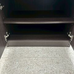 ★リユースのサカイ高崎店★TJ13482  食器棚 ダークブラウン H178×D39.5×W60 クリーニング済みの画像