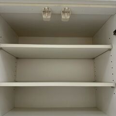 ★リユースのサカイ高崎店★TJ13483  食器棚 白 H180.5×D40×W59 クリーニング済みの画像