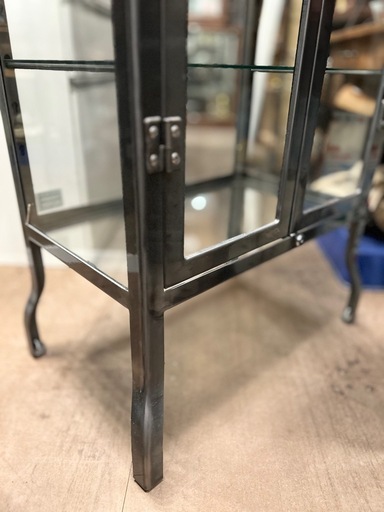 ダルトン　ドクターキャビネット S RAW　ガラスキャビネット　メタルキャビネット　ショーケース　ディスプレイ棚 DULTON Doctor Cabinet S RAW l glass showcase display shelf リビング収納　キッチン収納　キュリオケース　コレクションケース　展示　インダストリアル　Industrial Furniture
