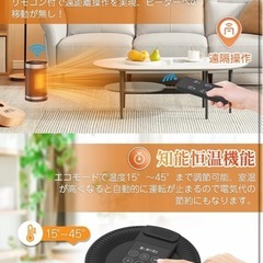 新品　セラミックヒーター 小型の画像