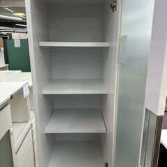 ★リユースのサカイ高崎店★TJ13485  食器棚 白 H180×D42×W39.5 クリーニング済みの画像