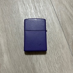 パープル Zippo ライター（中古）の画像