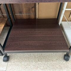 ★リユースのサカイ高崎店★TJ13487  レンジラック 茶 H88.6×D40×W51.5 クリーニング済みの画像