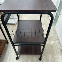 ★リユースのサカイ高崎店★TJ13487  レンジラック 茶 H88.6×D40×W51.5 クリーニング済みの画像