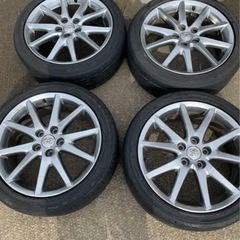 エスティマ　アエラスS    18インチ　タイヤセットの画像