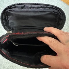 ♦️再投稿♦️ザ　ノースフェイスヒューズボックスポーチ　(レッド） 中古の画像