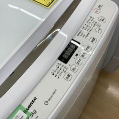 A-672【リユースのサカイ野々市店】ジモティ来店特価‼ Hisense  ハイセンス 洗濯機  HW-G75A 2019年製 動作チェック＆クリーニング済みの画像
