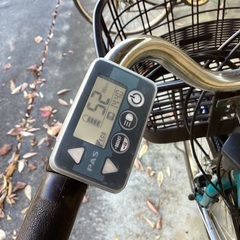 【11月29〜12月8日現地受け取り限定】ヤマハ PAS With (パス ウィズ) バッテリー・充電器・鍵2本・説明書付きの画像