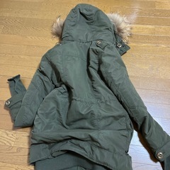 ロングジャンパー緑色の画像