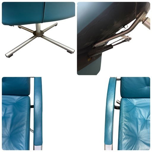 KEBE 総革張りパーソナル リクライニングチェア KE-25PN