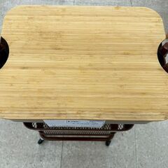 ★リユースのサカイ高崎店★TJ13493 IKEA ワゴン 茶 H78.5×D31×W42.5 クリーニング済みの画像