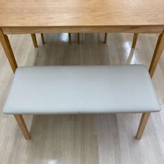 A-674【リユースのサカイ野々市店】ジモティ来店特価‼ NITORI ニトリ 4人用ダイニングセット 木目調 ナチュラル ブラウン クリーニング済みの画像