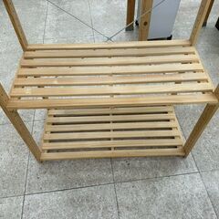 ★リユースのサカイ高崎店★TJ13495  木製ラック ライトブラウン H94×D40.5×W82 クリーニング済みの画像