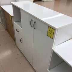 【ジャングルジャングル和歌山店】【Wa3385】キッチンボード ホワイト リユースショップ リサイクルショップ 中古家具 中古家電 中古自転車 古着 冷蔵庫の画像