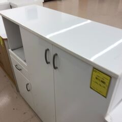 【ジャングルジャングル和歌山店】【Wa3385】キッチンボード ホワイト リユースショップ リサイクルショップ 中古家具 中古家電 中古自転車 古着 冷蔵庫の画像