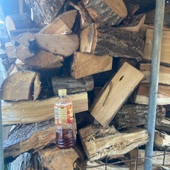 不揃い薪の画像