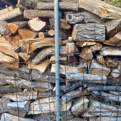 不揃い薪の画像