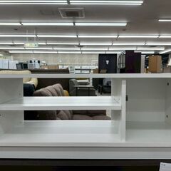 ★リユースのサカイ高崎店★TJ13496  テレビ台 白 H33×D30×W108.5 クリーニング済みの画像