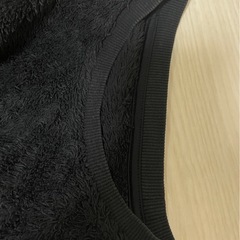 140サイズ　ユニクロ　フリースパジャマ　ブラックの画像