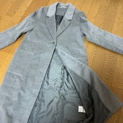 ロングコートグレーの画像