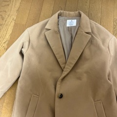 ロングコートベージュの画像