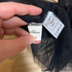 しまむら✨Akure✨レースビスチェ✨ジレ✨ベスト✨シースルー✨の画像