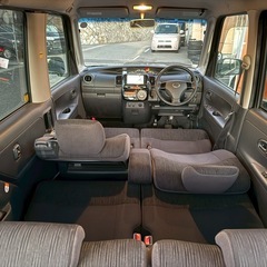 走行10万キロ☆月々9千円〜分割可❗️車検2年付き！【名義変更代込み】広い車内！大人気‼️ダイハツ タントカスタム☆HDDナビ付き☆走行中DVD見れます☆純正アルミ☆事故修復歴無し☆電動スライドドア☆ドライブレコーダー☆そのまま乗って帰れます！の画像