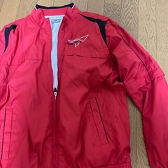 ツアーステージ赤ジャンパーゴルフの画像