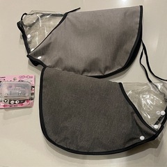 【おまけ付き】おしゃれ自転車用ハンドルカバー　あったか　取り外して紫外線避けにも⭐︎の画像