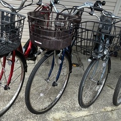 【🟦🟫🟩🟥🟪】26インチ電動アシスト自転車の画像