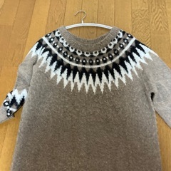 ロングセーター、ワンピースの画像