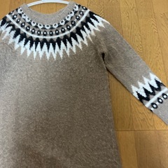 ロングセーター、ワンピースの画像