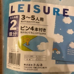 2畳分　レジャーシート　美品か未使用の画像