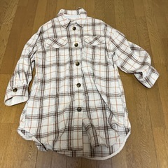 太めロングシャツLLの画像