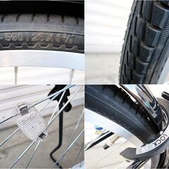 シティサイクル　自転車　26インチ　パンクしにくい軽快自転車　SOURIRE　FWS-B260BA-PS　サイクリング　引取り歓迎の画像