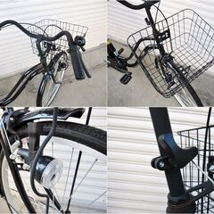 シティサイクル　自転車　26インチ　パンクしにくい軽快自転車　SOURIRE　FWS-B260BA-PS　サイクリング　引取り歓迎の画像