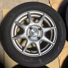 軽自動車　 スタッドレスタイヤ　13インチアルミホイール付の画像