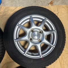 軽自動車　 スタッドレスタイヤ　13インチアルミホイール付の画像