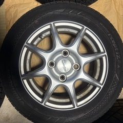 軽自動車　 スタッドレスタイヤ　13インチアルミホイール付の画像