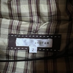 anyFAM 　ダウンジャケット サイズ2　クリーニング済　中綿＆フェザーの画像