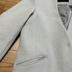 【美品】ノーカラーコートの画像