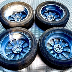 ★【ヨコハマタイヤのアイスガード6（iceGUARD 6）スタッドレスタイヤ・ユーロテック（Eurotech）ブランドのアルミホイールの4本セット】★の画像
