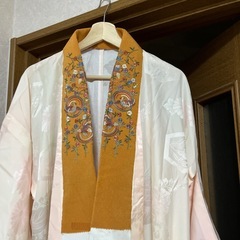 ピンクの長襦袢の画像