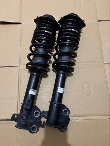 エッセで使用 コペン 純正流用 SHOWA RSRダウンサス ローダウン ポン付