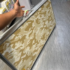 【フィールドライフ】【ファンクションテーブル】パイプ留めの欠品あり　クリーニング済み【管理番号1128】仲の画像