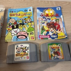 【ソフト4つ＋振動パック付】任天堂64の画像