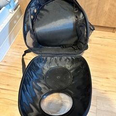 【未使用】 ペットリュック シルバーの画像