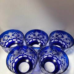 急募‼️切子グラス5個セットの画像